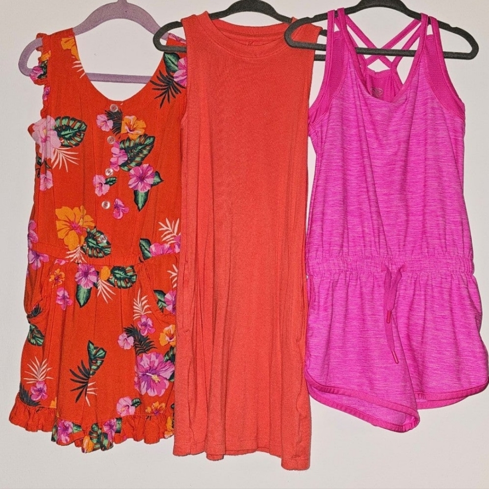 dresses and 2 rompers